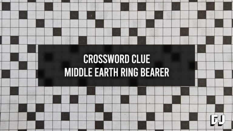 Middle Earth Ring Bearer Crossword Clue Gamer Journalist