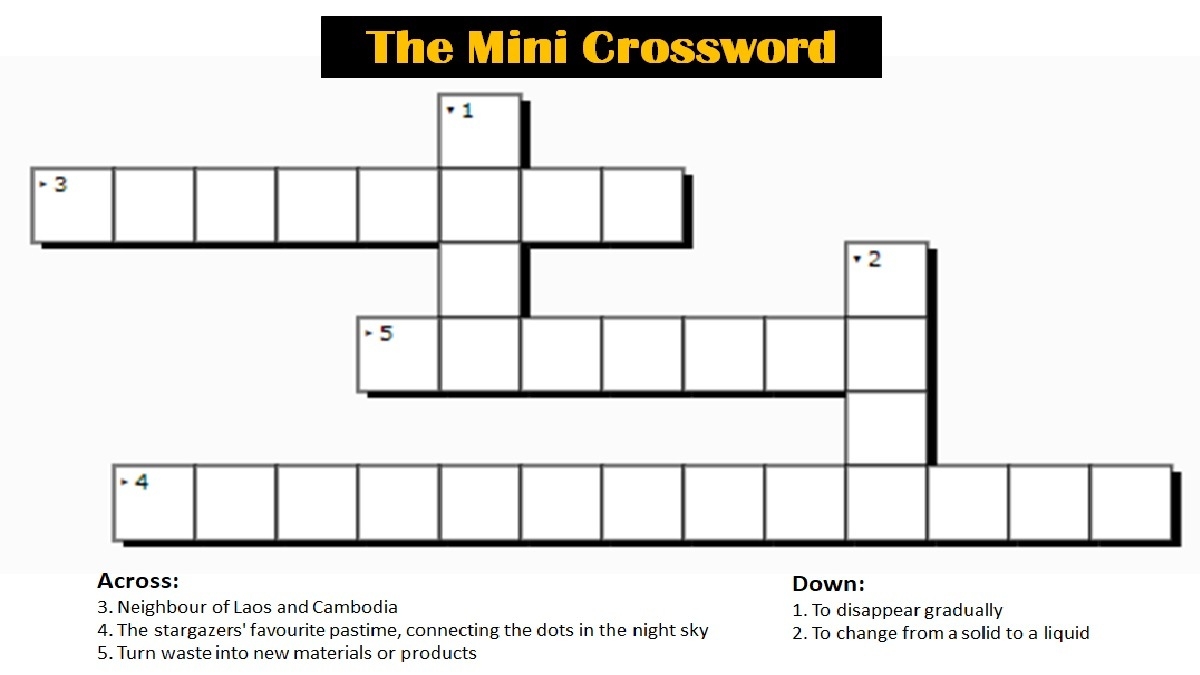 Mini Crossword With Answers June 7 2023