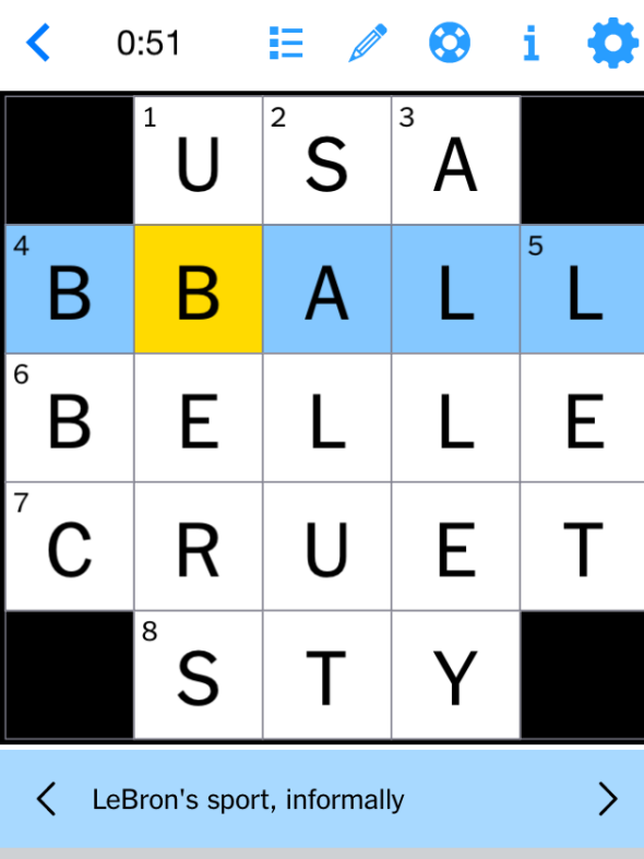 NYT Mini Crossword Answers December 2024