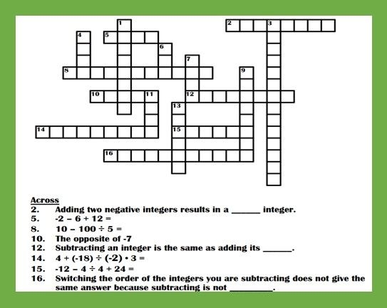 One Across Crossword Solutions