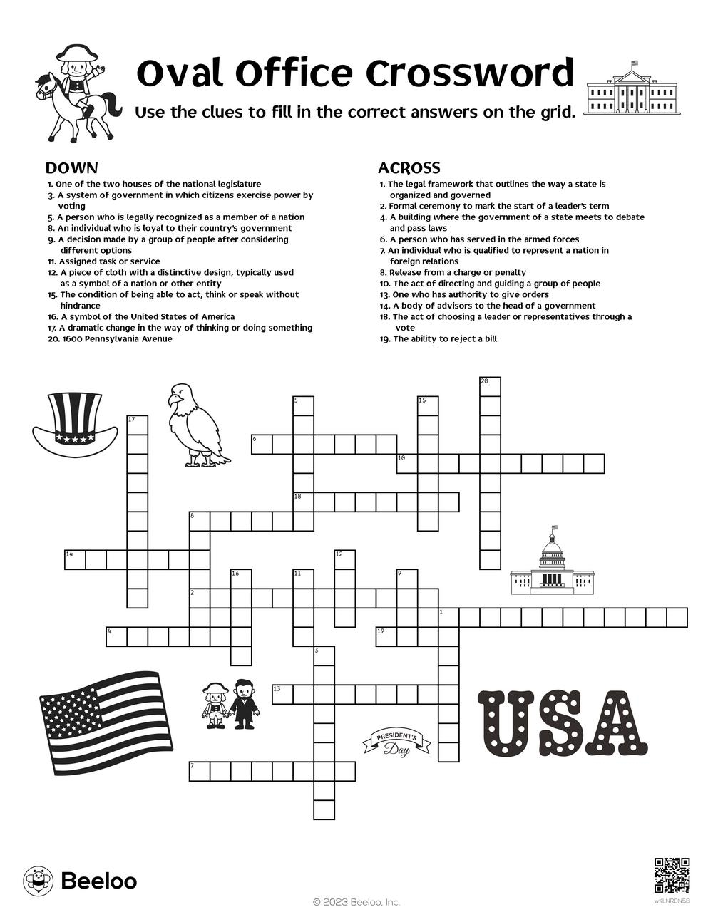 Out Of Office Crossword Prntbl concejomunicipaldechinu gov co