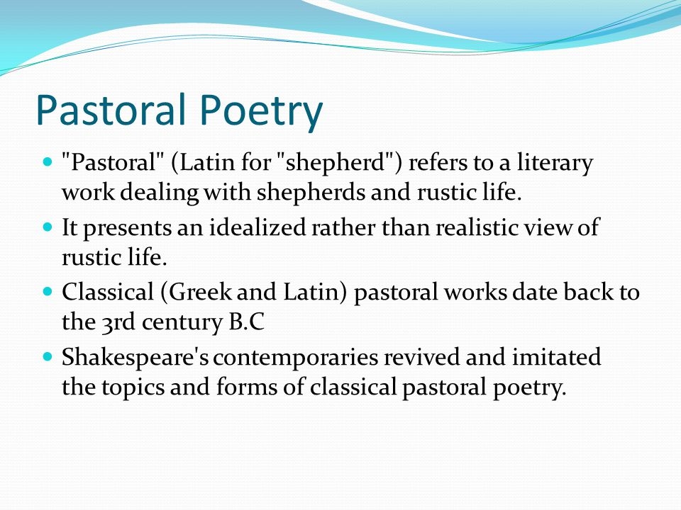  Pastoral Poem Pastoral Poem Type Simply Explained Examples 