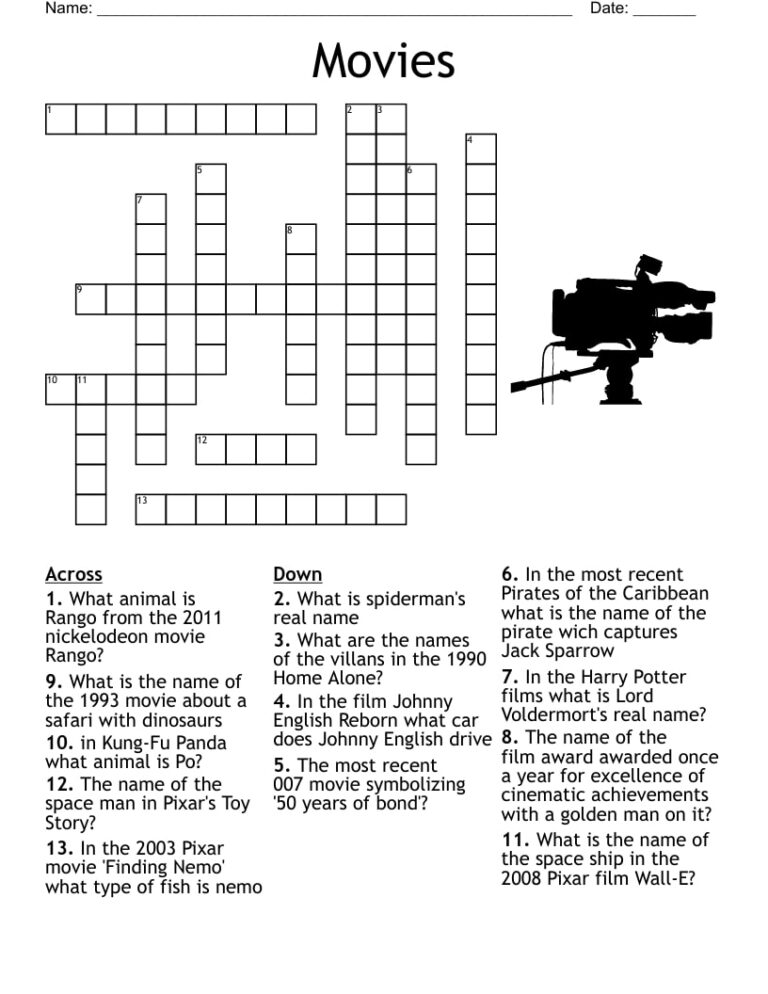 Printable Crossword Puzzles For Teens Printable JD