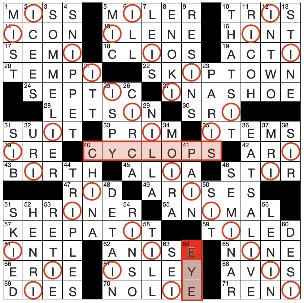 Printable LA Times Sunday Crossword Printable JD