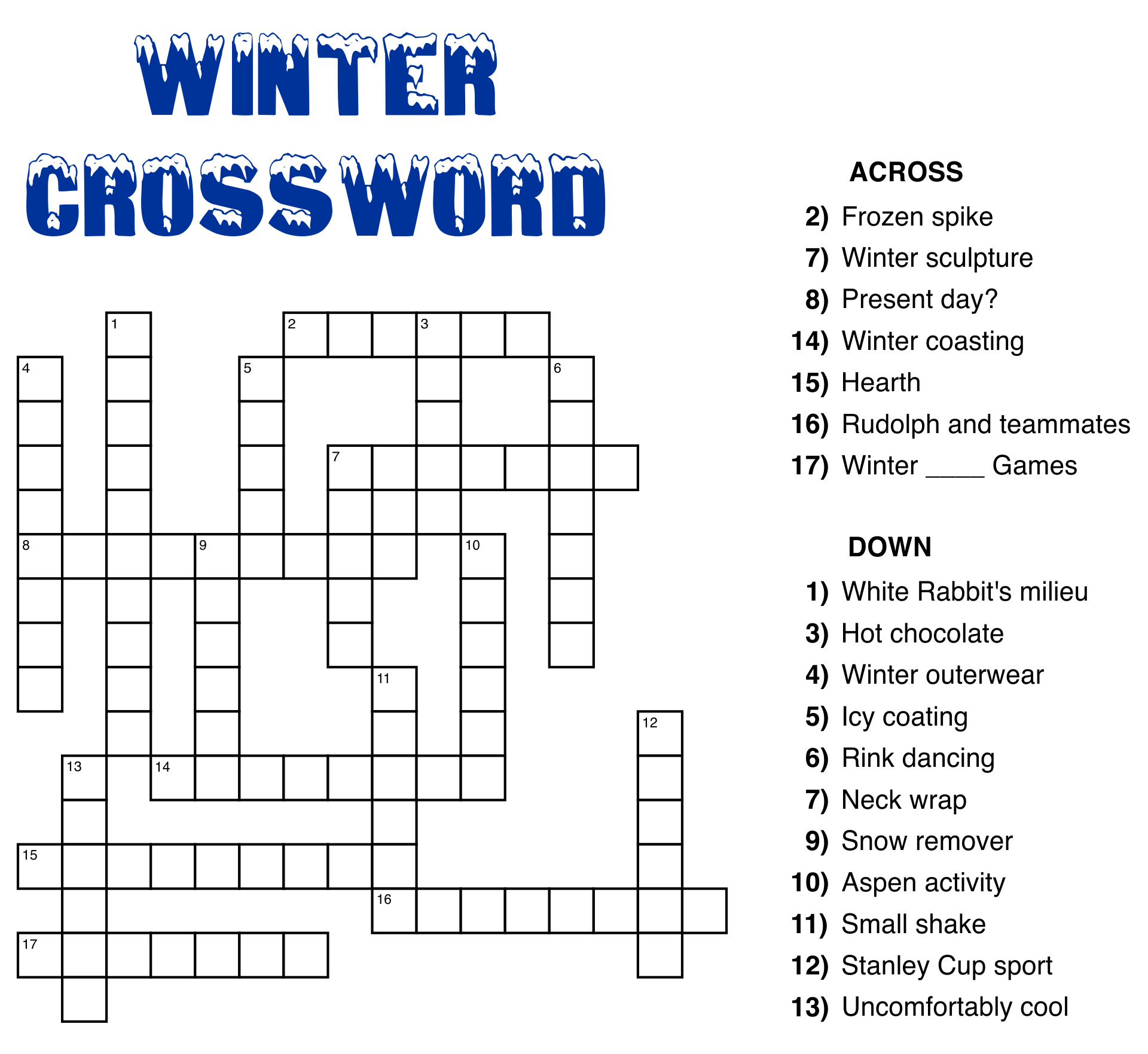 Printable Puzzle Solutions Printable Crossword Puzzles Printable Free 