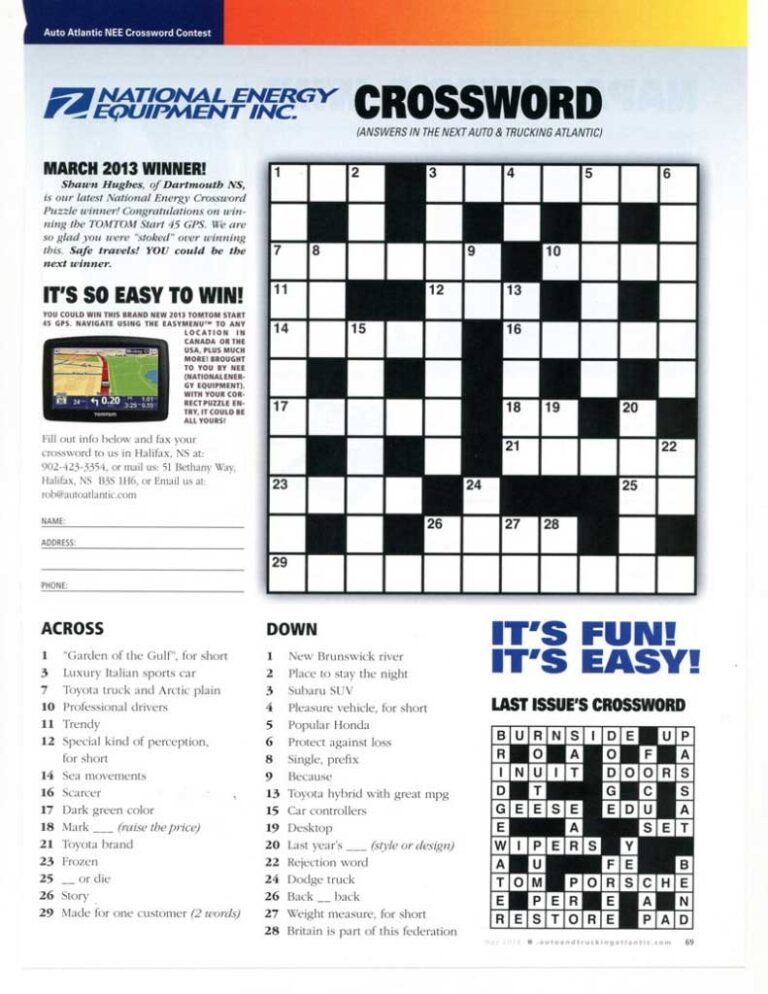Puzzles For Advertisers Theme Crosswords