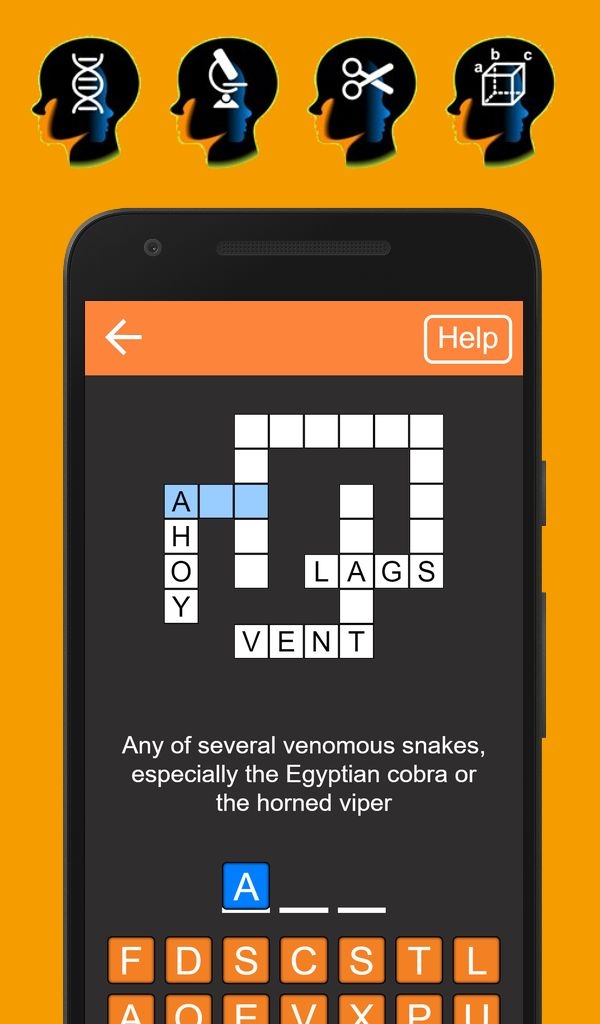 Quick Crosswords Google Play App Any Of Several Venomous Snakes 
