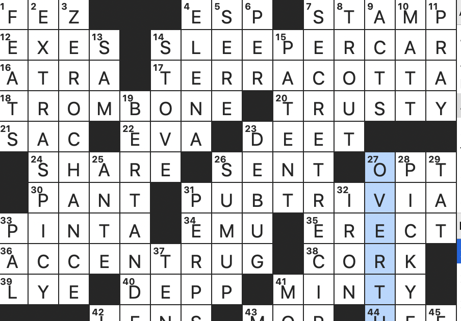 Rex Parker Does The NYT Crossword Puzzle TV Roommates For 50 Years 