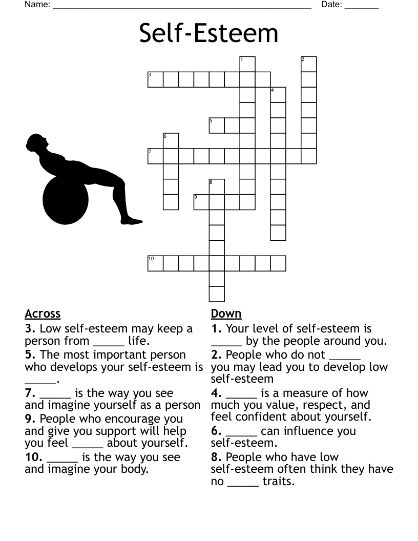 Self Esteem Puzzle Worksheets Pdf Nyla Frias