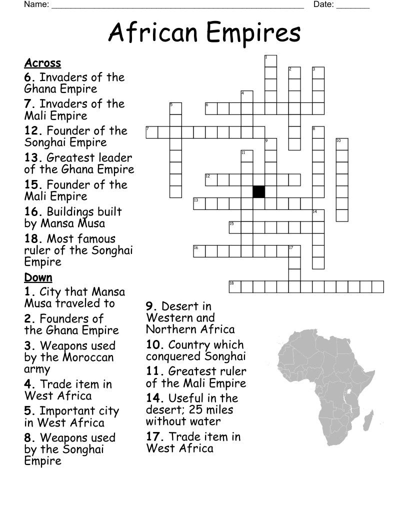 Smallest Country In The Horn Of Africa Crossword Prntbl