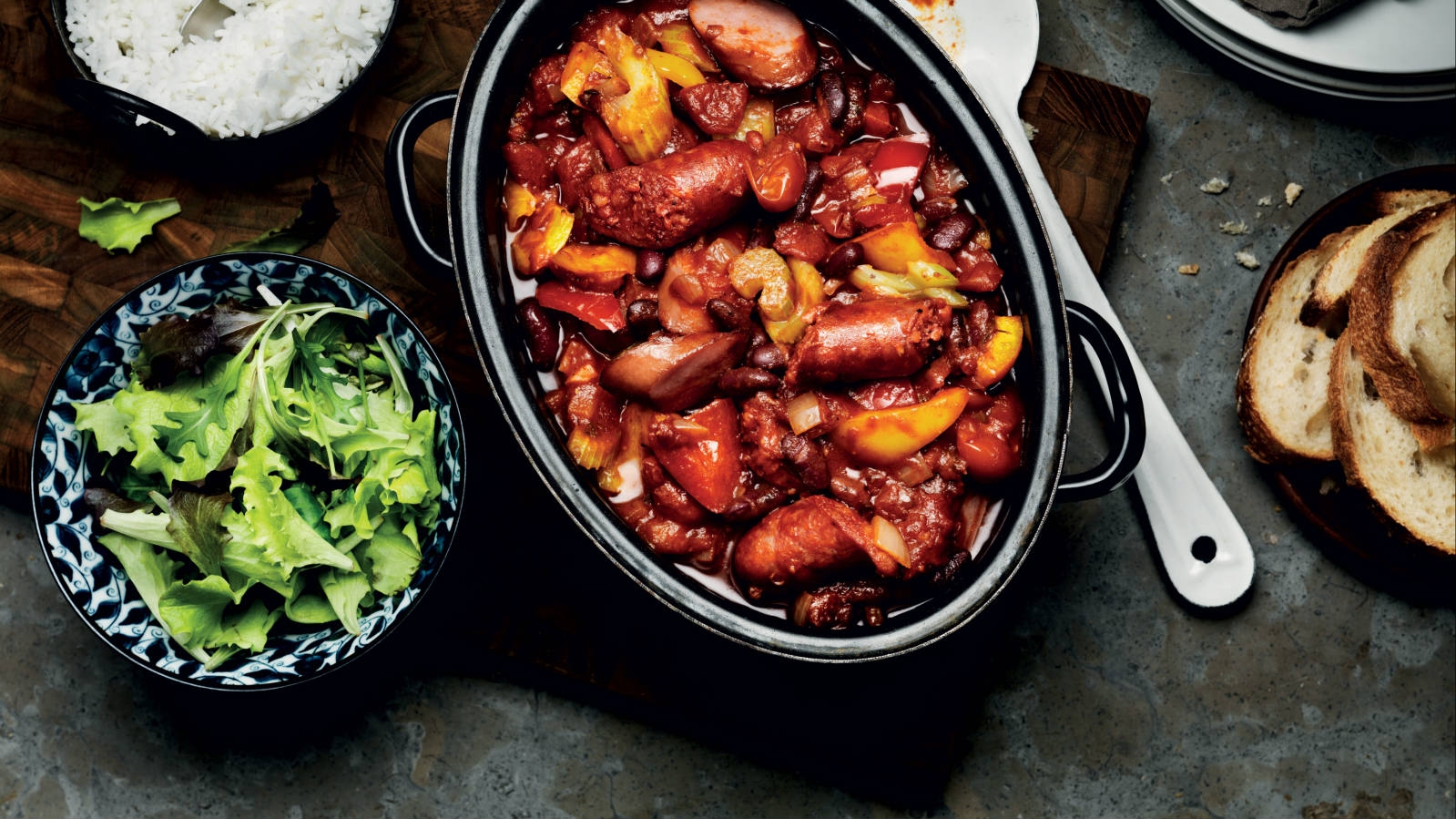 Solve Spicy Sausage And Chorizo Casserole Jigsaw Puzzle Online With 390 
