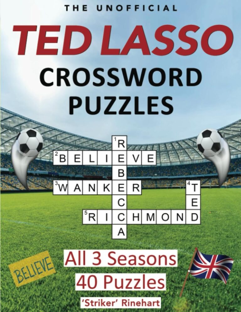 The Unofficial TED LASSO Crossword Puzzles All 3 Seasons Episodes 40 