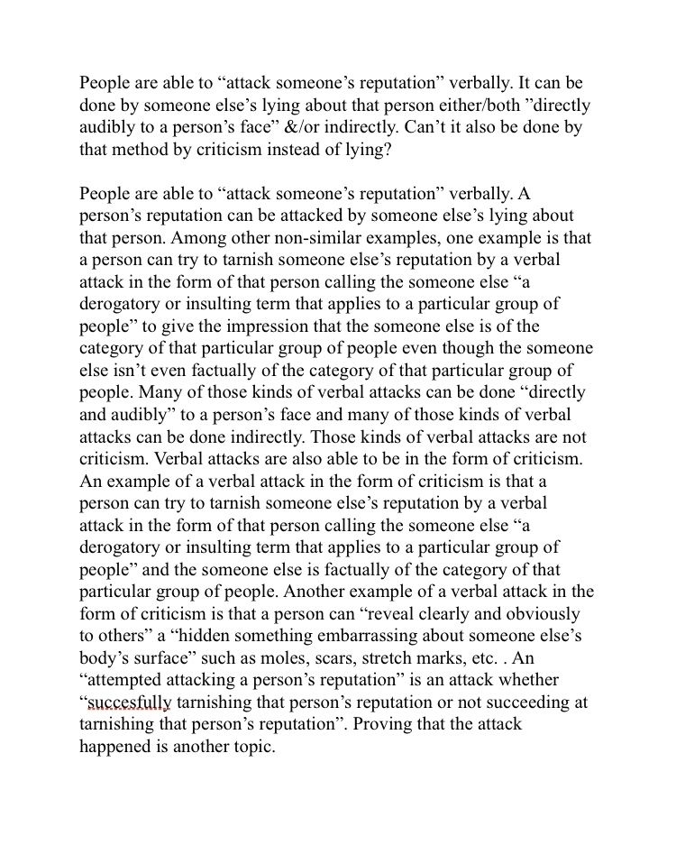 This Shows Examples Of Verbal Attacks Mental And Emotional Health 