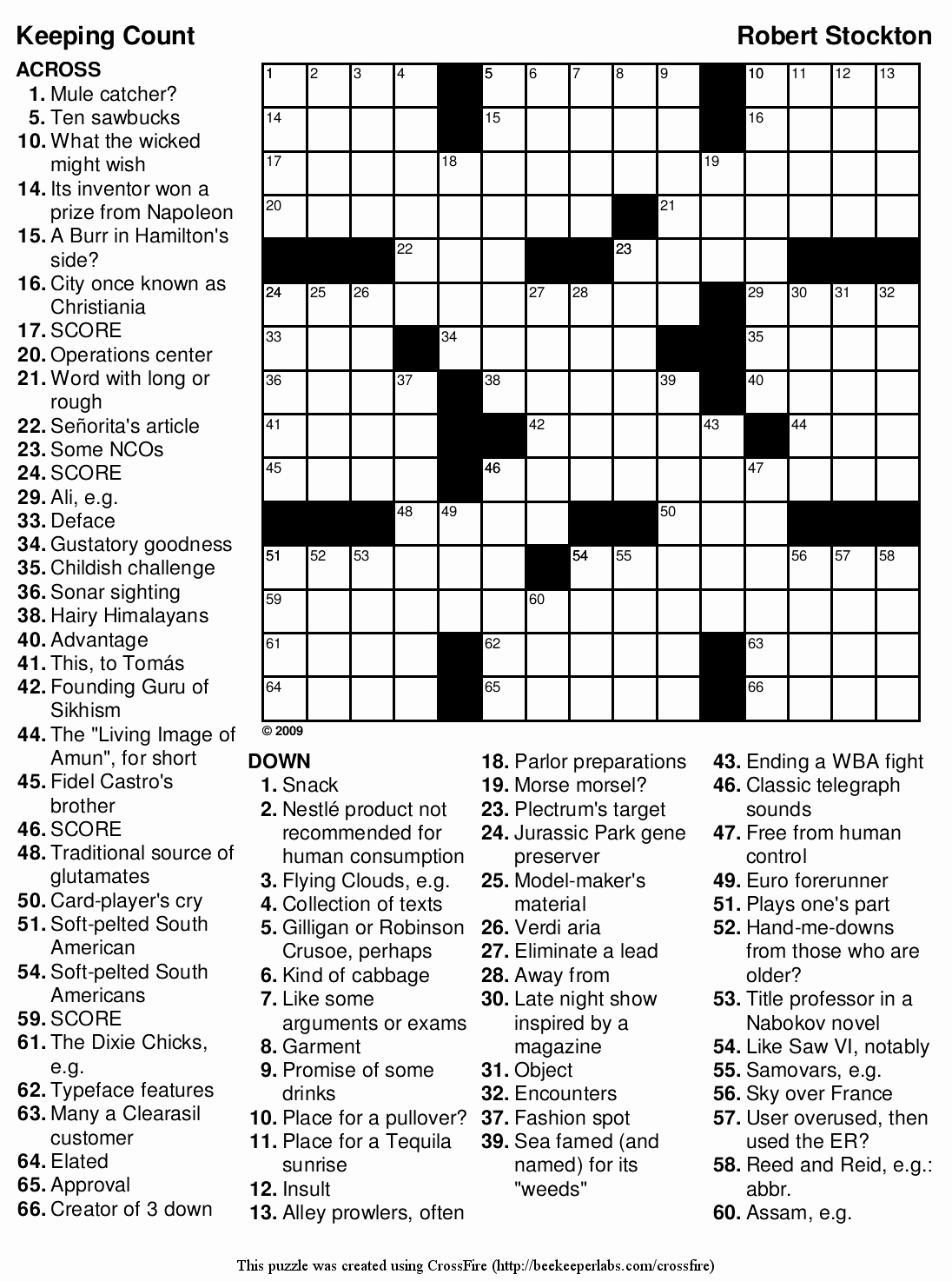 Thomas Joseph Printable Crossword Puzzles