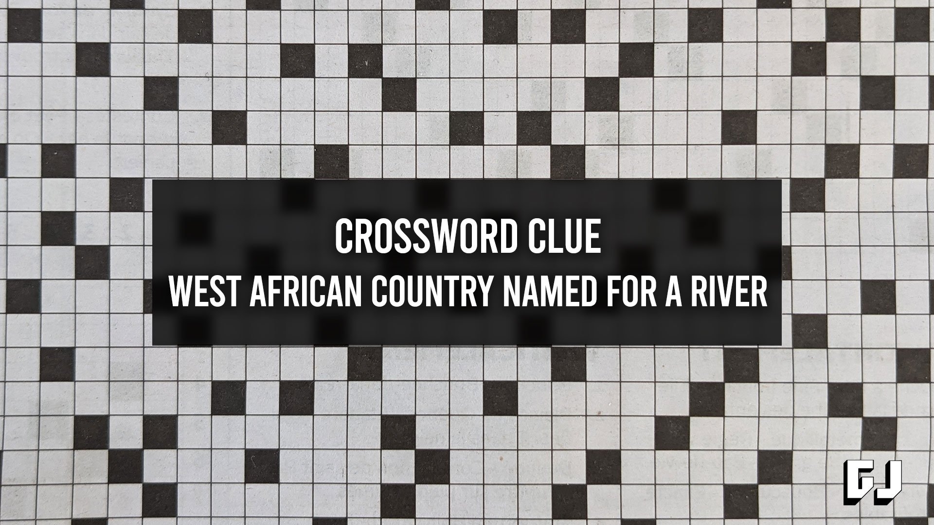 West African Country Named For A River Crossword Clue