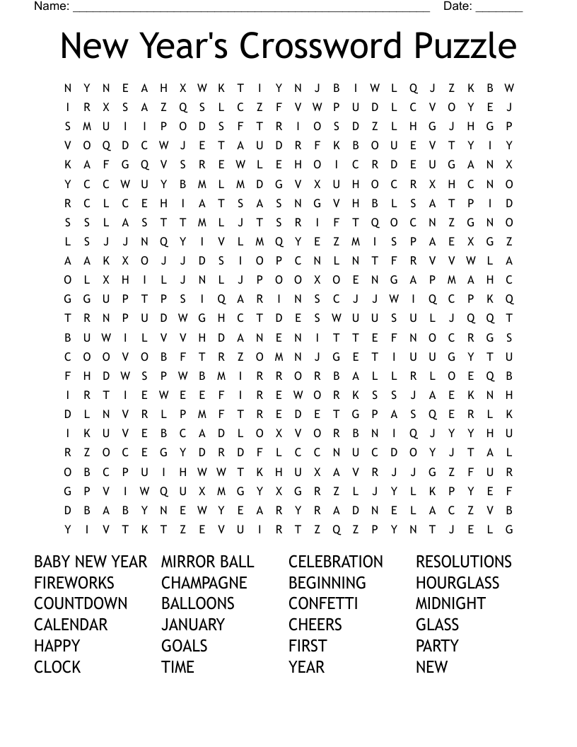 When Is New Year 2024 Observed Crossword Licha Evangelina